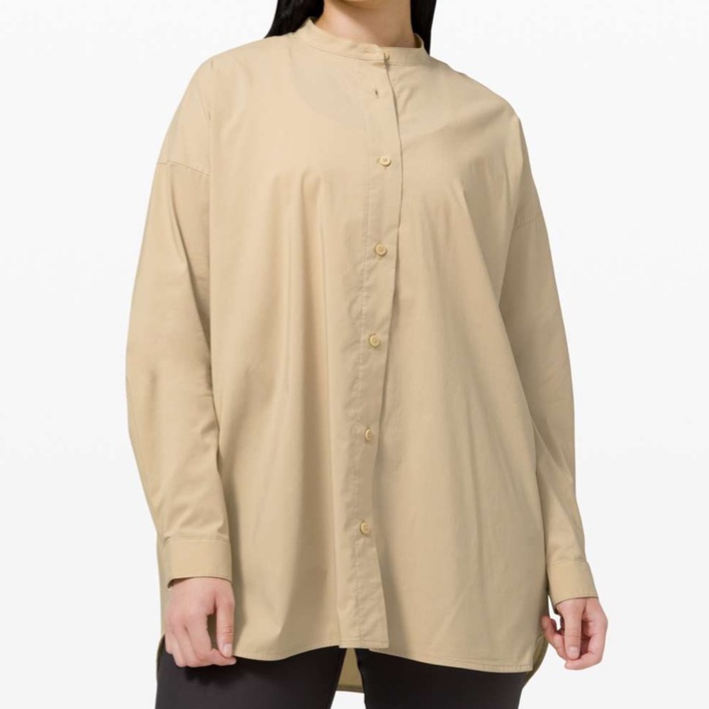 Lululemon Trench All Days Shirt Size 10